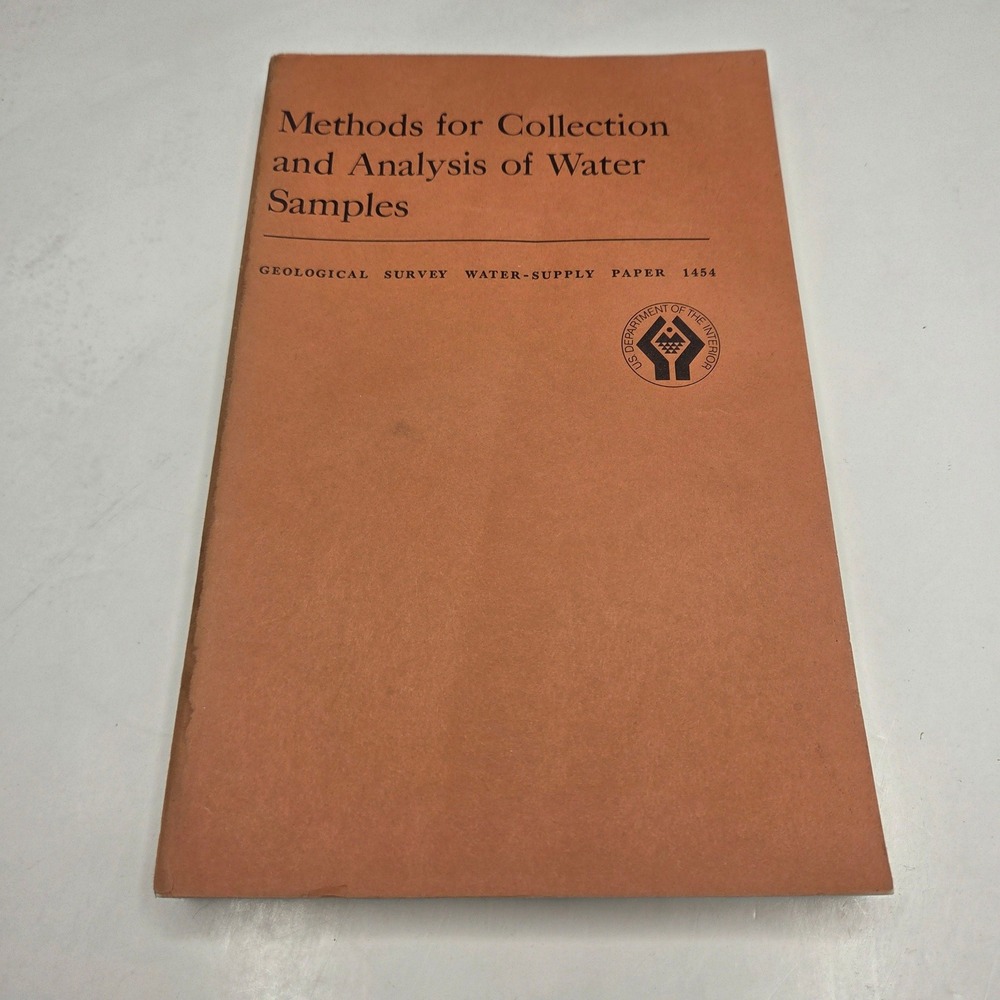 USGS Water-Supply Paper 1454 Methods for Collection Analysis Water Samples 1960